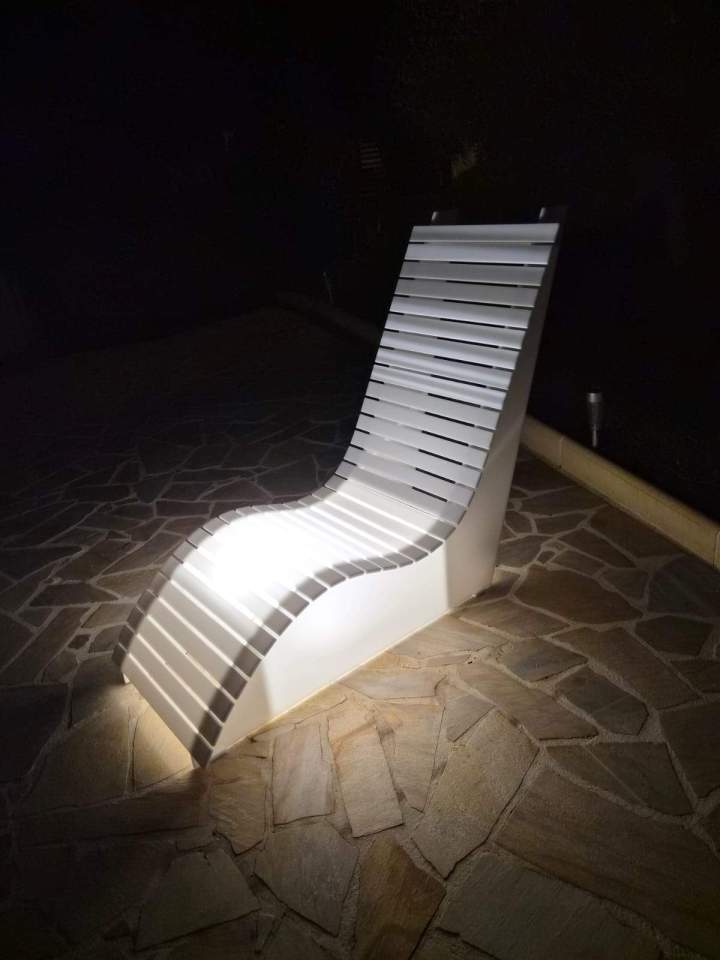 Fauteuil extérieur résine