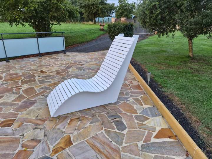 Fauteuil extérieur résine